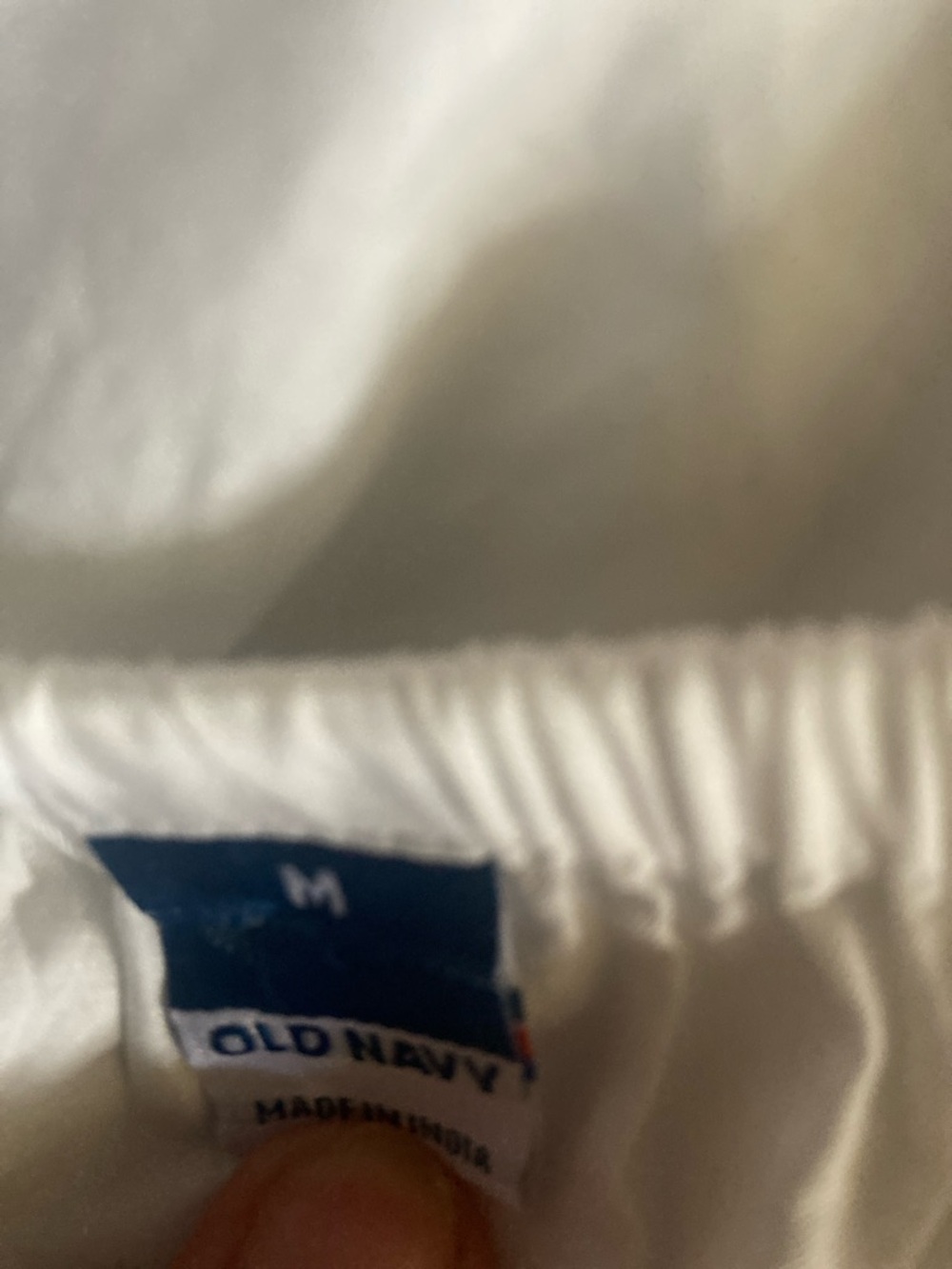 Old Navy White Peasant Peplum Blouse. P2P is 21”. - Picture 6 of 6